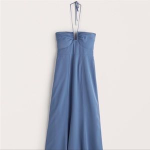 NWT Abercrombie & Fitch Halter Maxi Dress
